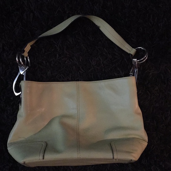 Yellow leather purse - Picture 2 of 5